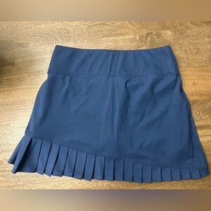 Marshalls Navy Pleated Mini Skirt